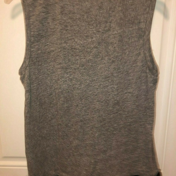 J. Crew‎ Sleeveless Top Black Gray Small Ruffled - Picture 7 of 8
